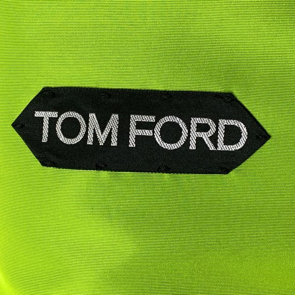 TOM FORD Silk Faille Shell Hooded Blouson Jacket Size 48 Green - Picture 3 of 10